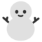 Snowman Without Snow emoji on Google
